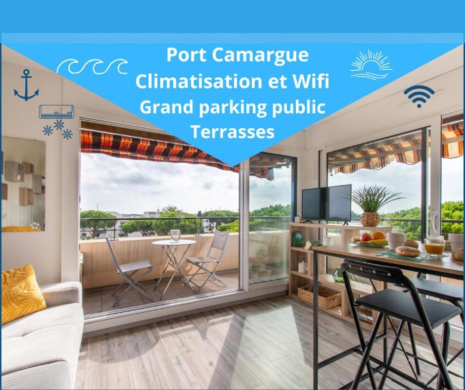 Reves Ensables * Clim * Proche Mer * Terrasse * Port Camargue Le Grau-du-Roi Kültér fotó
